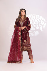 Maroon & Gold Valvet