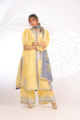 Corn Yellow Silk - Embroidered