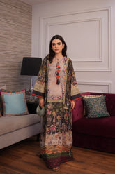 Zarvaan – Black Georgette Suit with Tassels | Muntaha By Shanzay Fahad