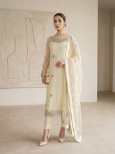 Skin Net Embroidered 3-Piece Suit with Net Dupatta | Sleeks by Ali Zain