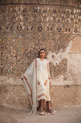Ivory Shirt and Sharara