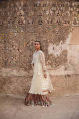 Ivory Shirt and Sharara