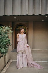 Purple Raw Silk- Luxury Pret