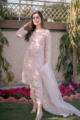 Pink Pure Organza outfit