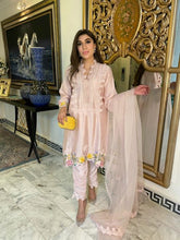 Pink embroidered outfit