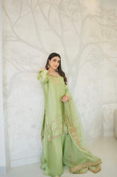 MINT GREEN SHARARA