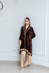 Chocolate brown pure velvet