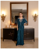 Teal kaftan
