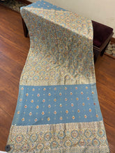 Blue multi shawl