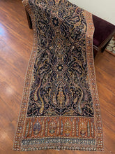 Black paisley shawl