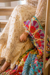 Sheesh Mahal White Shisha Work Luxury Formal – Wardrobe Essentials