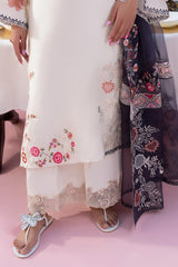 Dananeer – Ivory Shisha Silk Culotte Suit | Muntaha By Shanzay Fahad