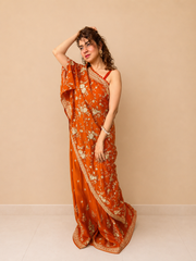 Kiran Raj Rust Garara Set