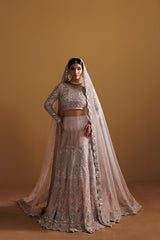 Pink bridal lehnga