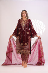 Maroon & Gold Valvet