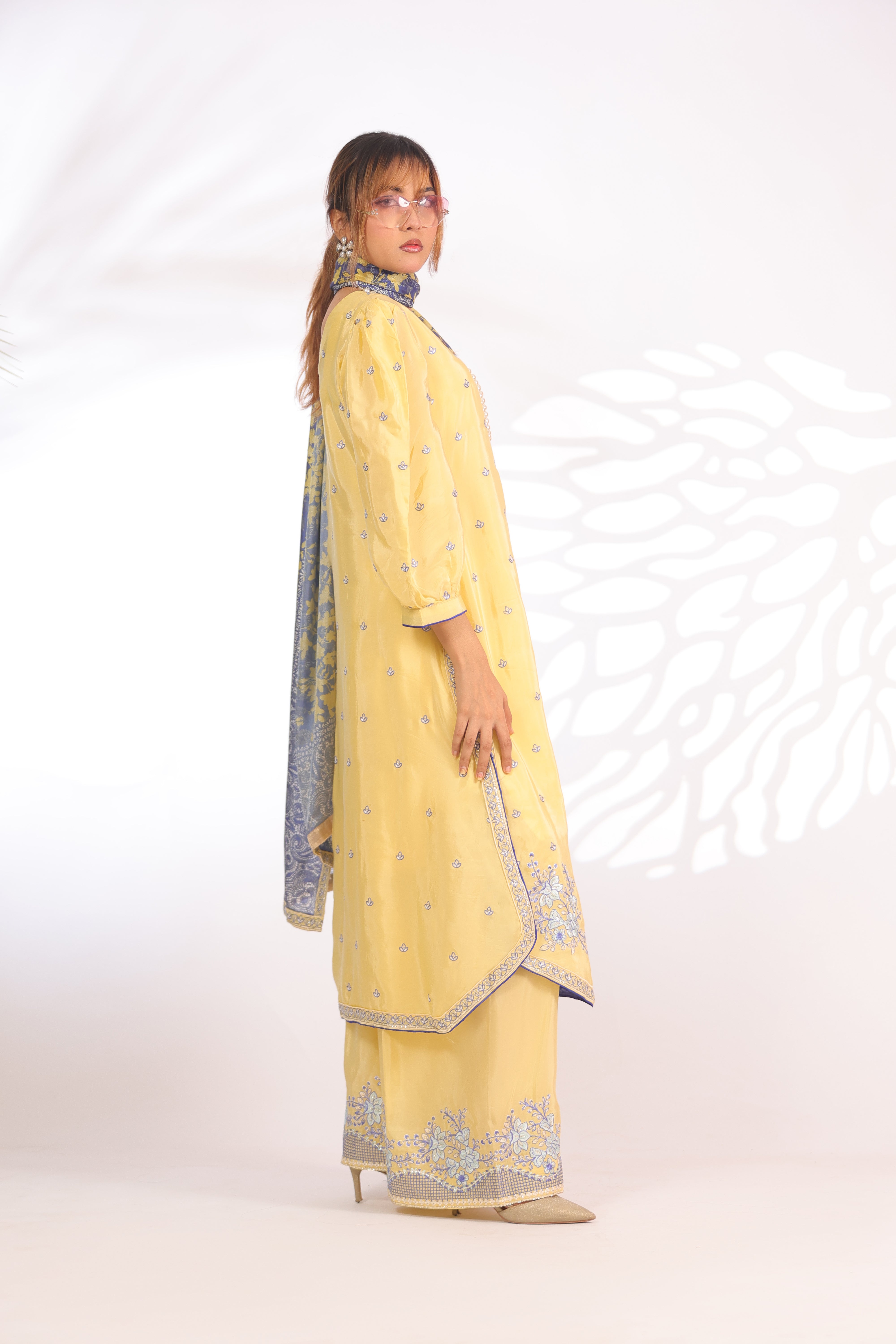 Corn Yellow Silk - Embroidered