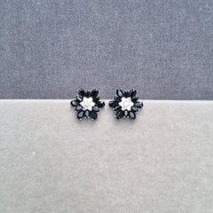 Midnight Floaral Cluster Earrings [A]E1124