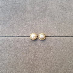 Royal Halo Pearl Earrings [A]E572