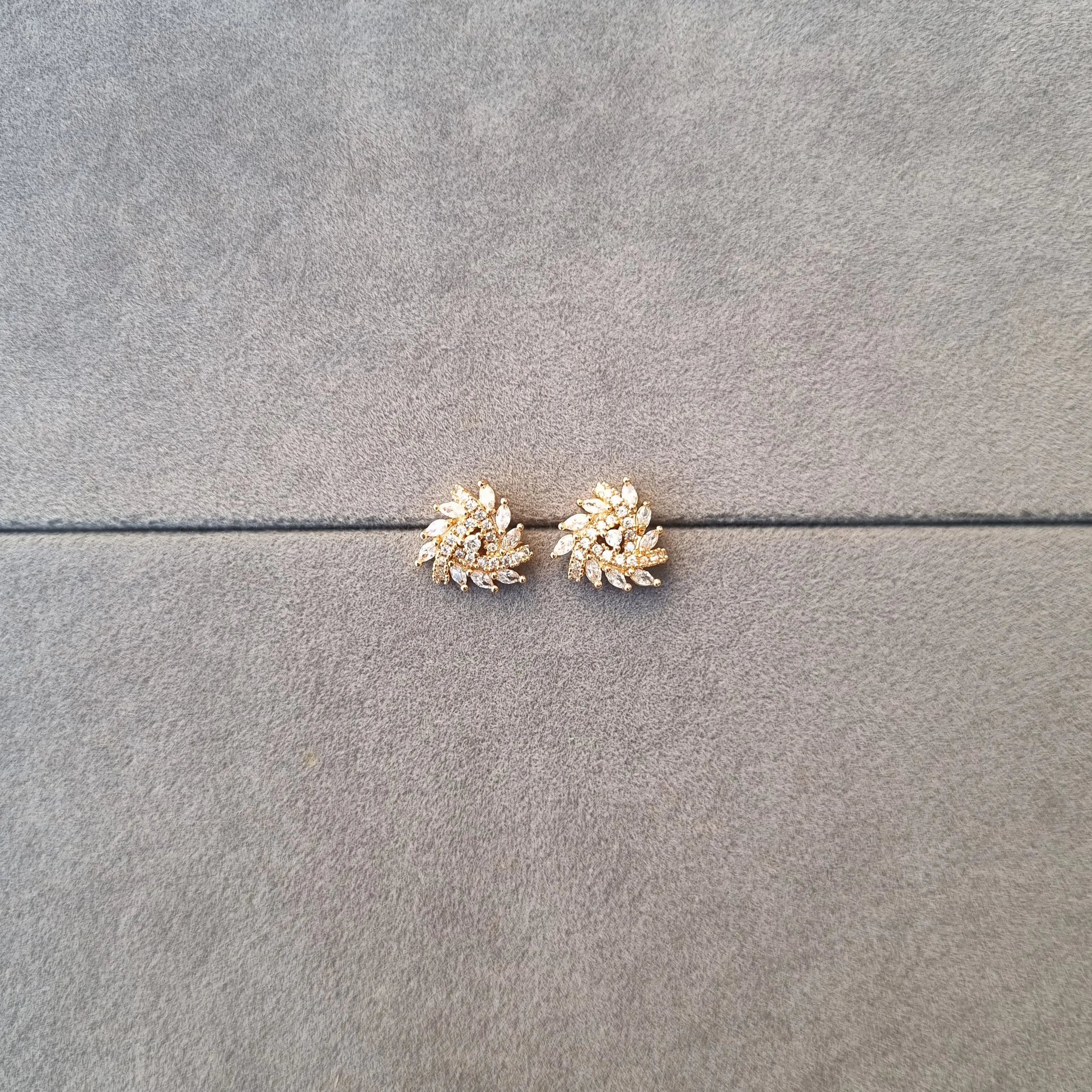 Rosegold Empress Cluster Earrings [A]E576