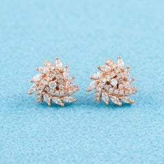 Rosegold Empress Cluster Earrings [A]E576