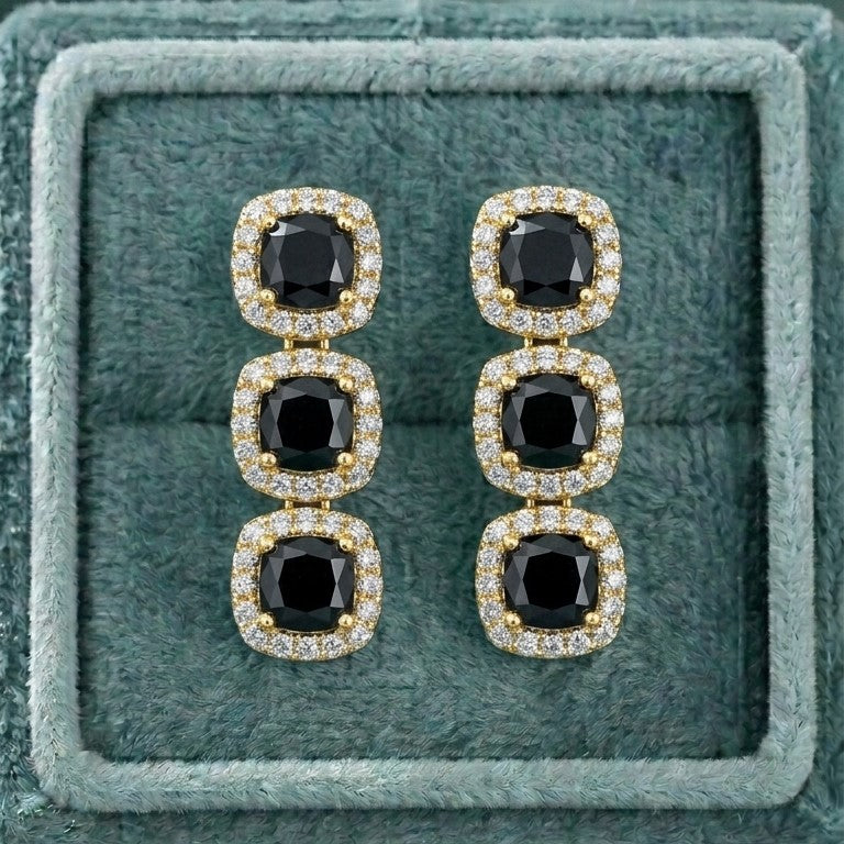 Imperial Cascade Drop Earrings [A]E582 (B)