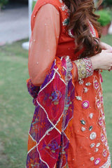 Angrakha Shirt with Lehenga