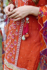 Angrakha Shirt with Lehenga