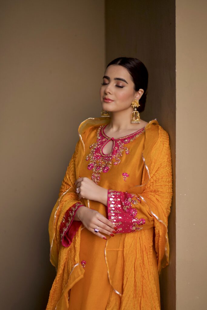 Burnt Orange and Shocking Pink 3 pcs