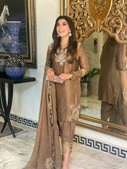 Chocolate brown shirt