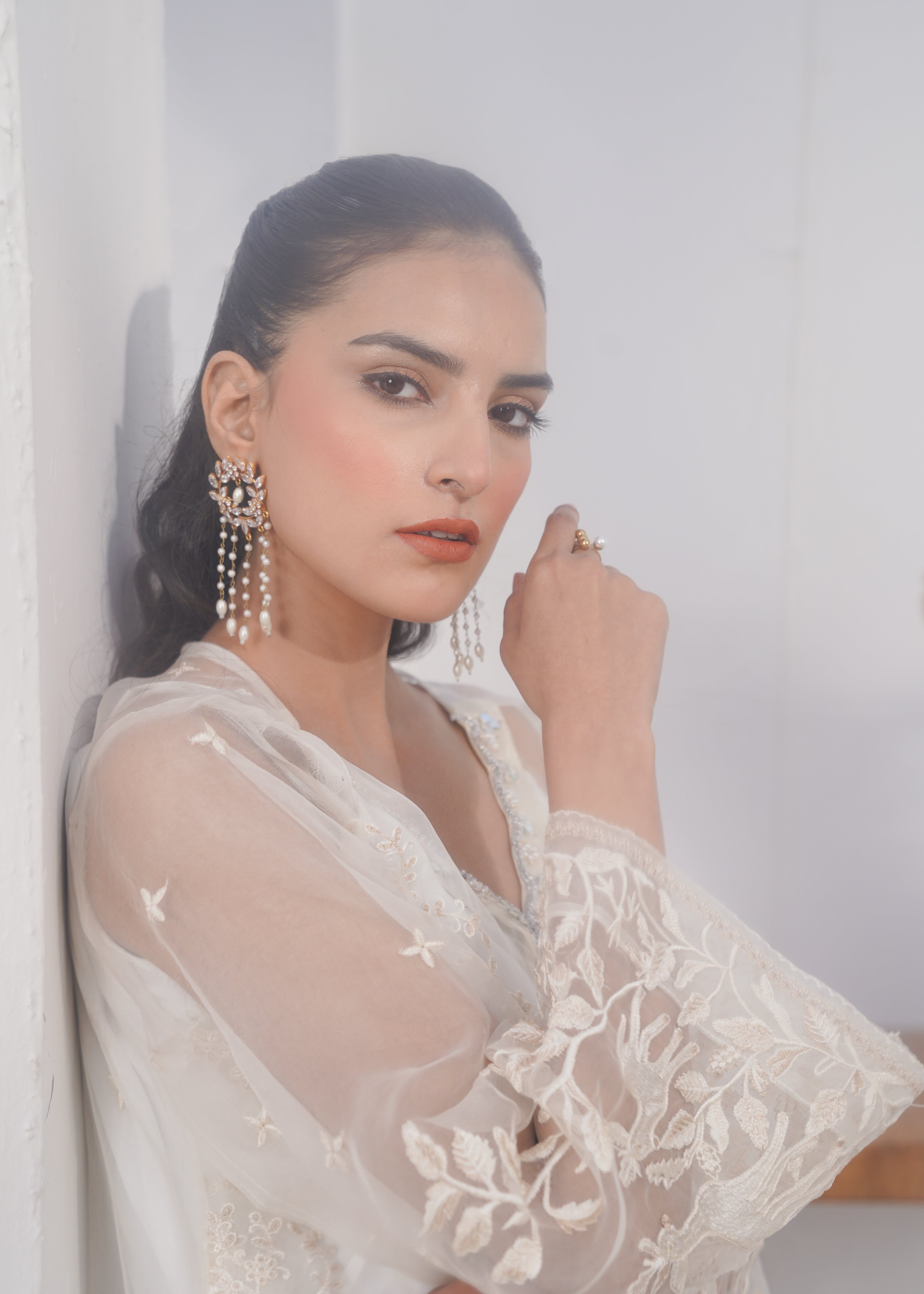 Offwhite embroidered