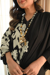 Black & White 3D Kaftan