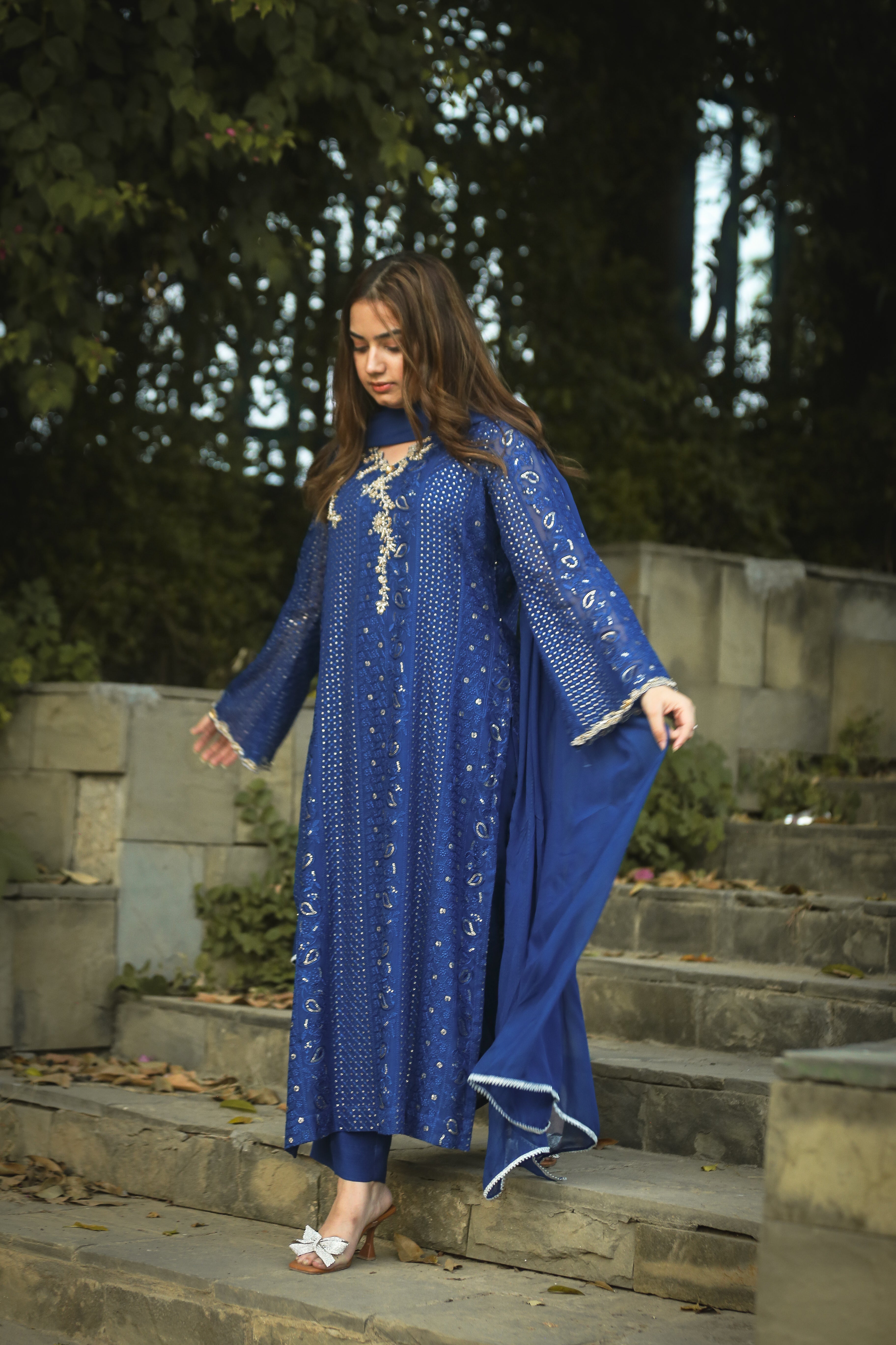 Blue Chiffon-Formals