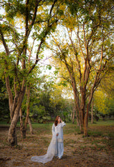 Heer – Ice Blue Embroidered Farshi Shalwar Suit | Muntaha By Shanzay Fahad