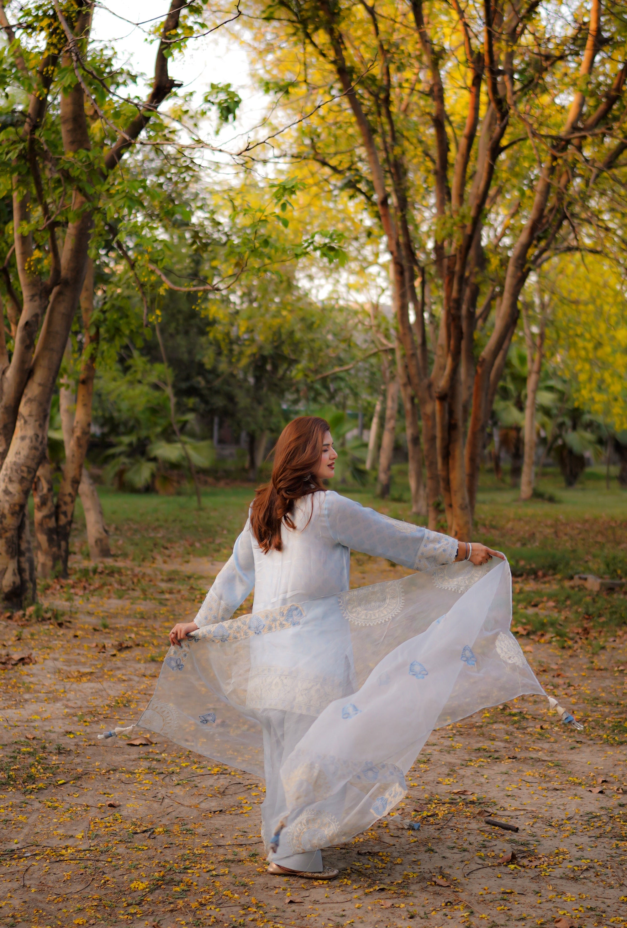 Heer – Ice Blue Embroidered Farshi Shalwar Suit | Muntaha By Shanzay Fahad