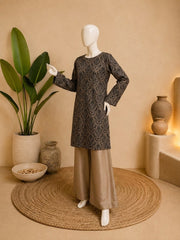 Kundaan Zari Embroidered Shirt & Tissue Silk Trousers | Sleeks by Ali Zain