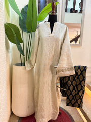 Gold Jamawar Shirt with Fused Jamawar Trouser – Sleeks by Ali Zain