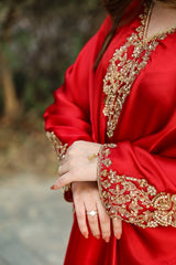Red-Silk Kaftan