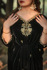 Black-Velvet Kaftan 