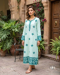 Teeja Dhariwal LS 3 Lawn Two-Piece Suit with Ralli Work