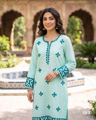 Teeja Dhariwal LS 3 Lawn Two-Piece Suit with Ralli Work