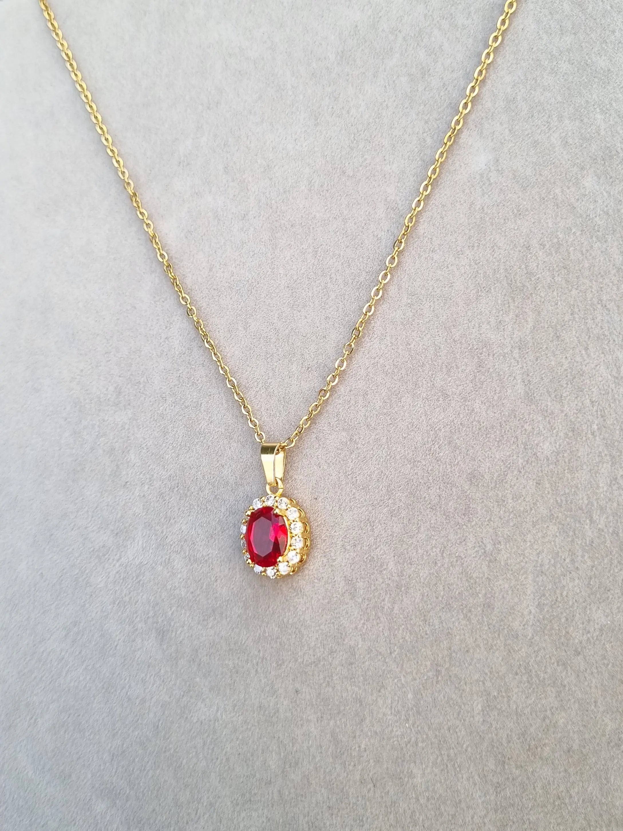 Ruby Aura Necklace [M]N178