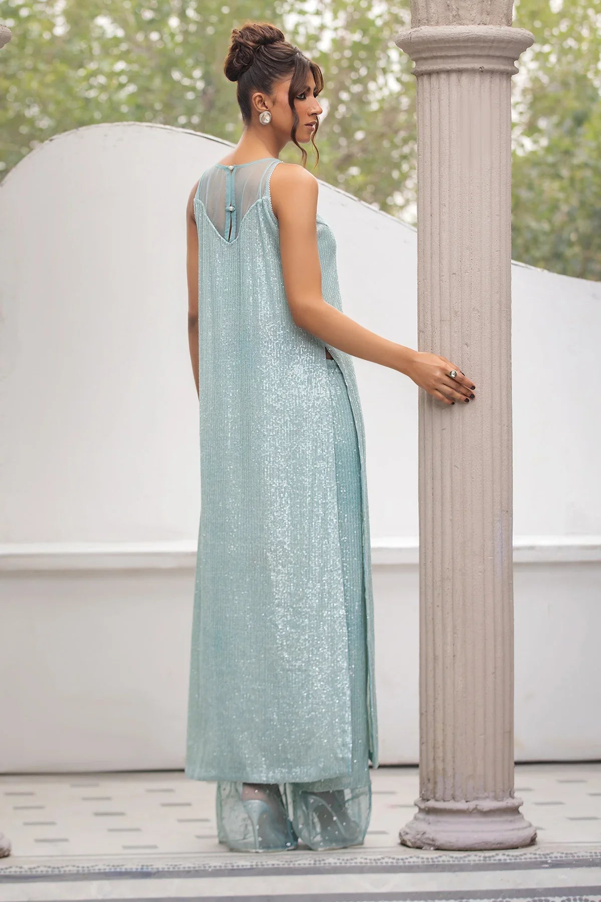 BLUE OUTFIT : SLEEVES AVAILABLE