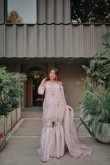 Purple Raw Silk- Luxury Pret