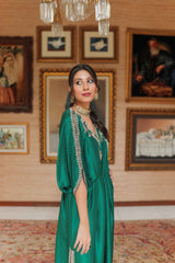 Emeraled green kaftan