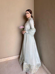 Raw silk peshwas