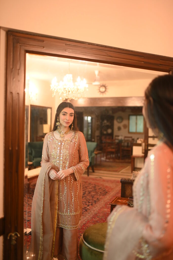 Rose Pink Organza 3 PC