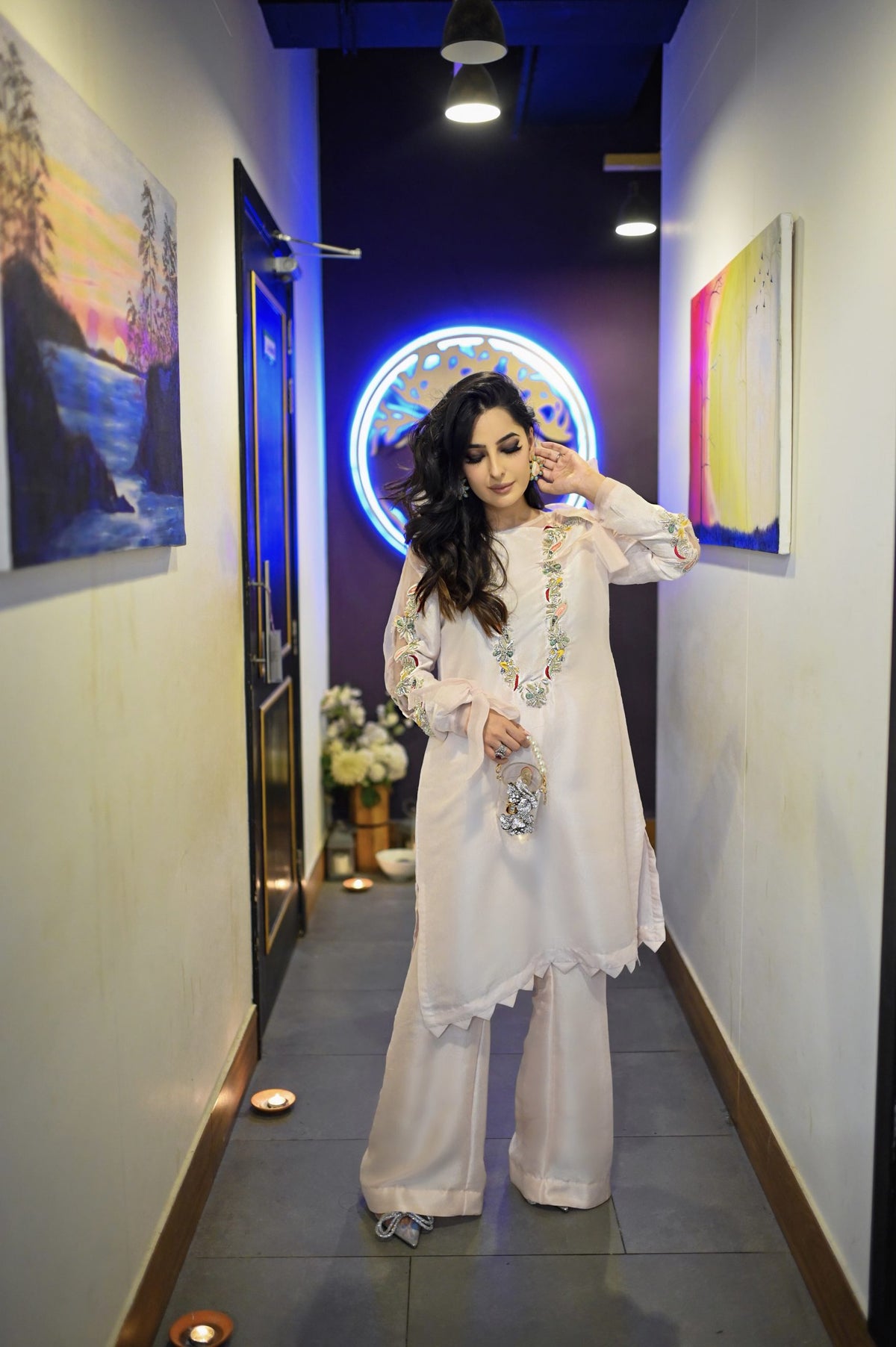 Soft Pink Rawsilk Outfit