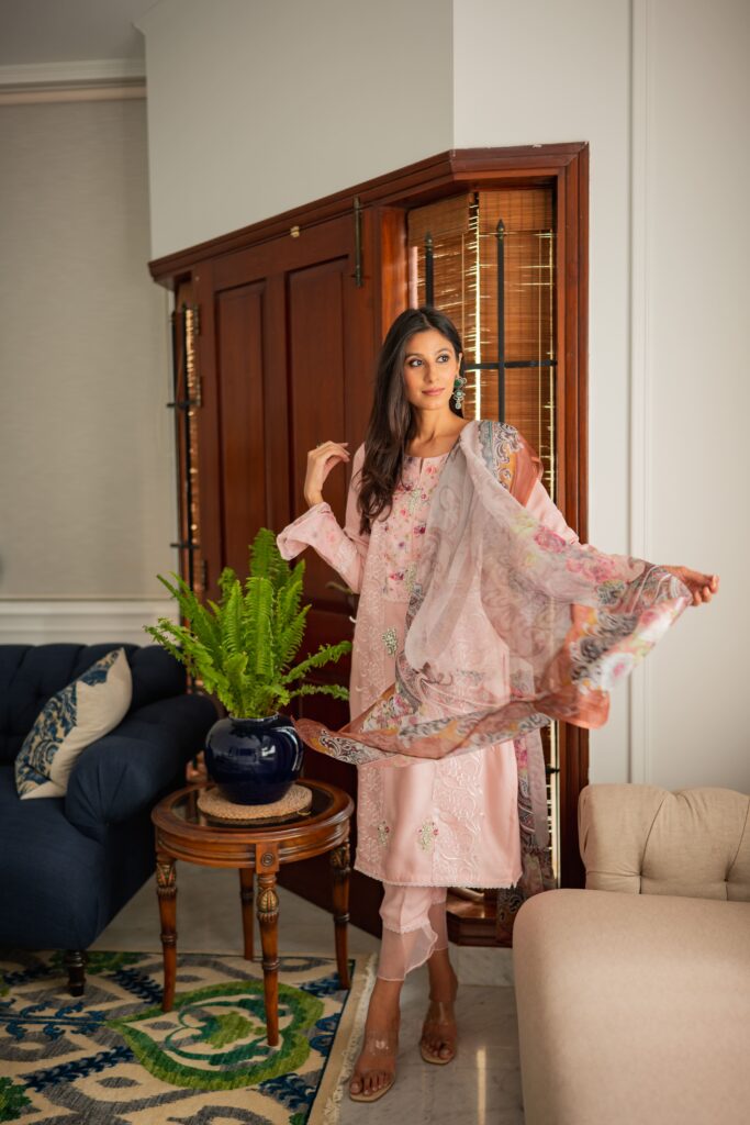 Tea Pink Cotton Silk