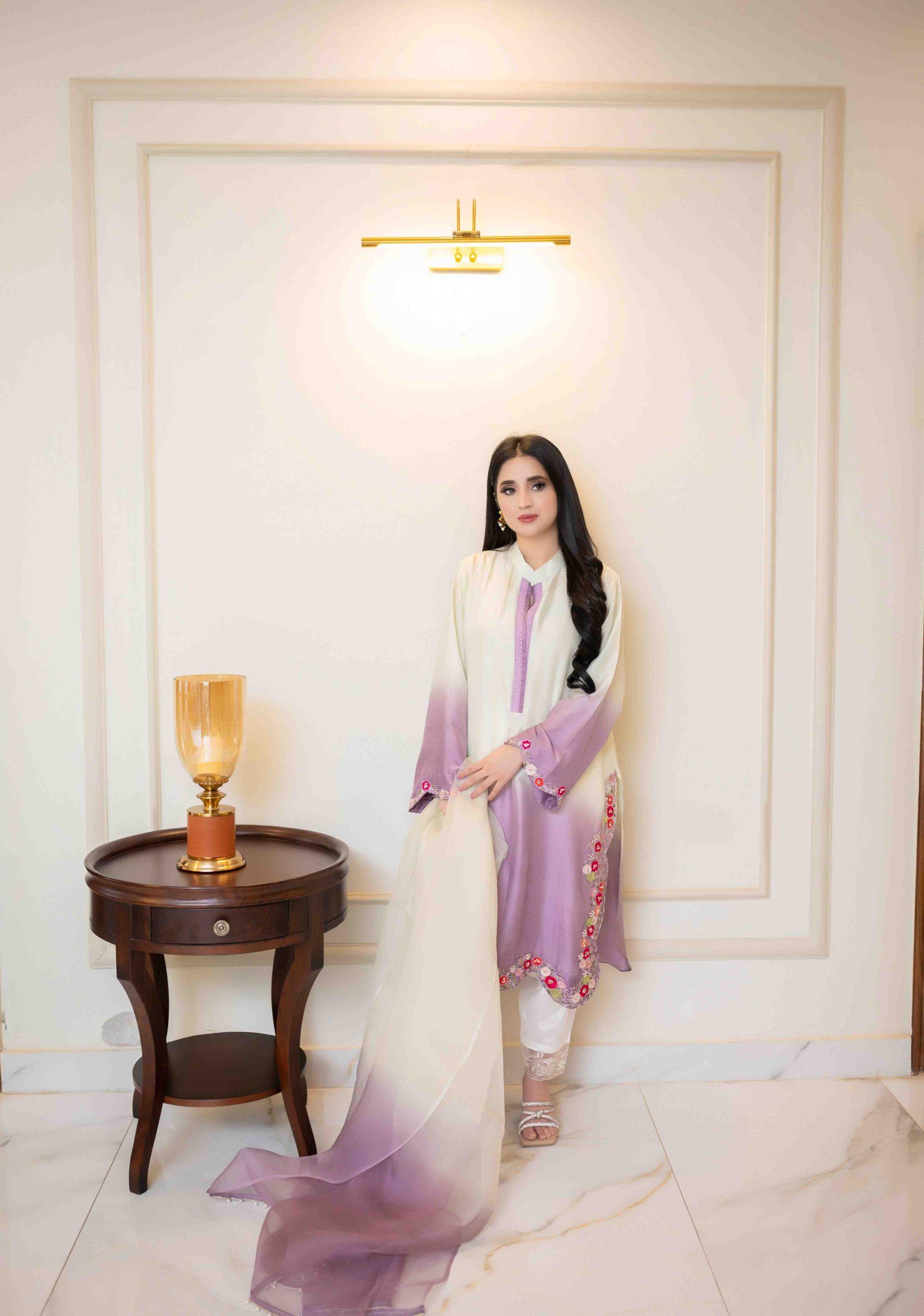 Mint Green and Lilac Outfit