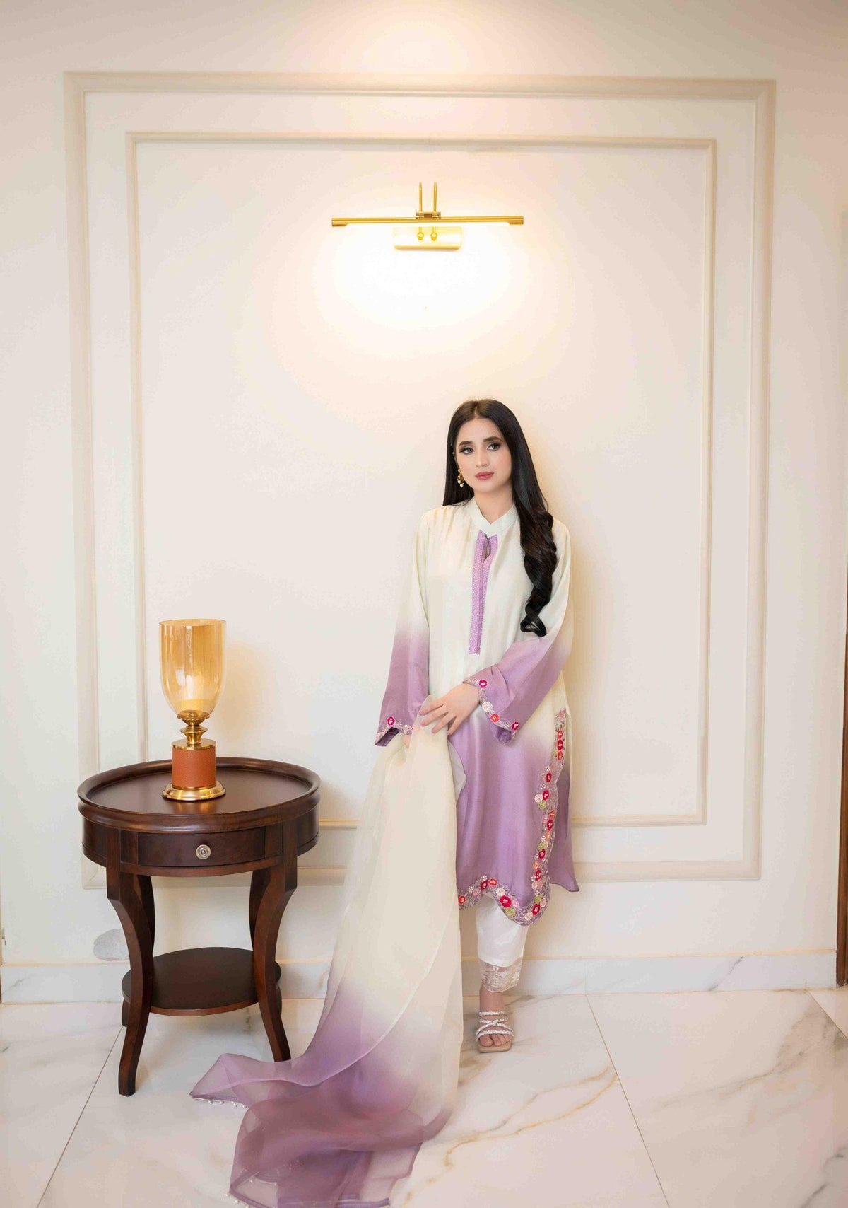 Mint Green and Lilac Outfit